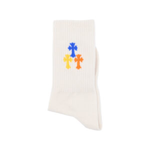 جوراب chrome hearts کرم
