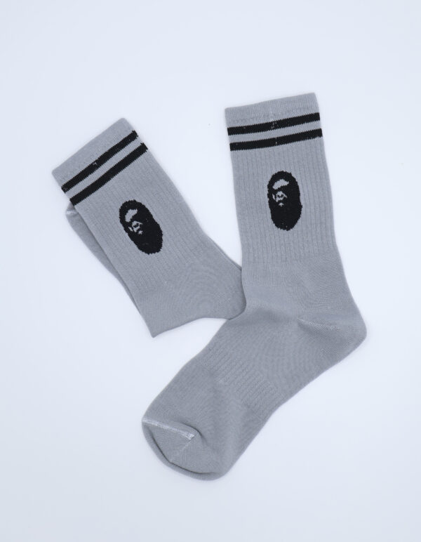 جوراب BAPE طوسی - تصویر 2
