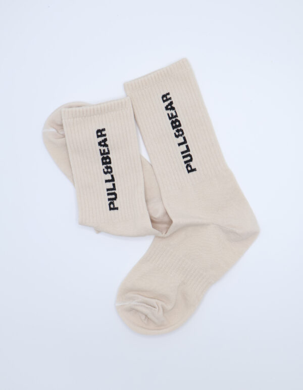جوراب PULL&BEAR کرم - تصویر 2