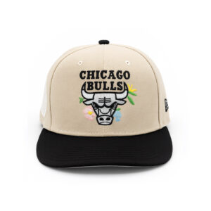 08| کپ فیت بکChicago bulls کرم نقاب مشکی