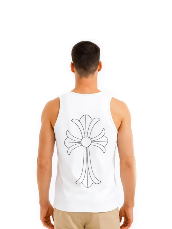 101| تنک تاپ White Chrome Hearts - تصویر 4