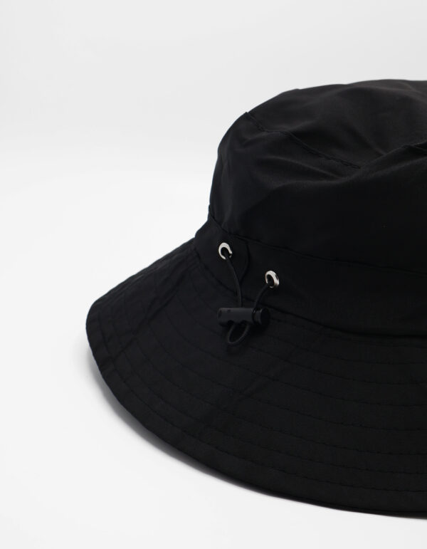 Bucket hat مسافرتی مشکی - تصویر 3