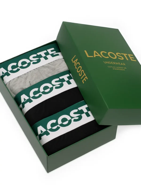 96| پک شورت 3 عددی LACOSTE - تصویر 2