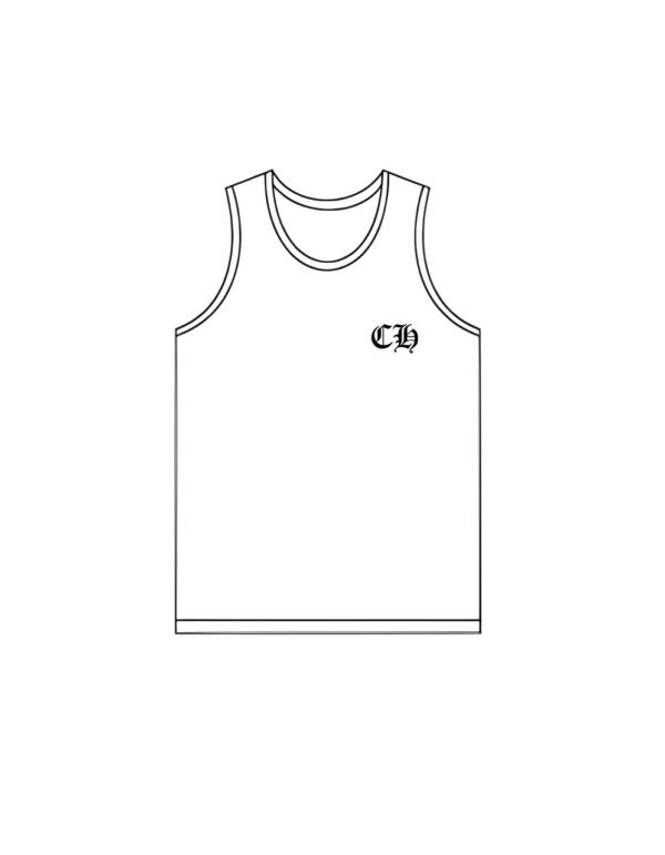 101| تنک تاپ White Chrome Hearts - تصویر 3