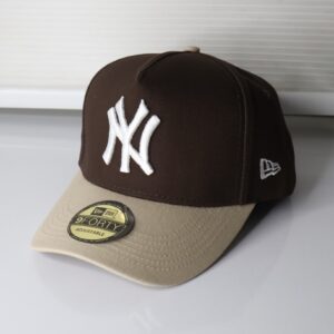 کلاه بیسبالی نیورا طرح NY brown مدل 9FORTY