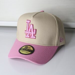 کلاه بیسبالی نیورا طرح LA pink مدل 9FORTY