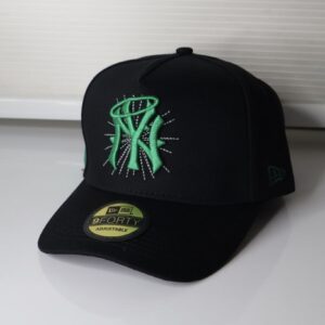 کلاه بیسبالی نیورا طرح NY black green مدل 9FORTY