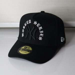 کلاه بیسبالی نیورا طرح NY black white مدل 9FORTY